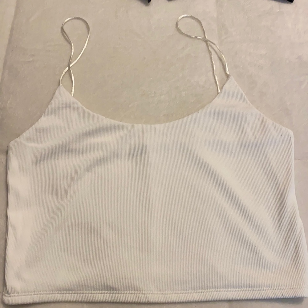 White Zara tank top 🤍